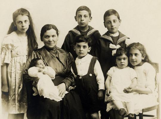Familien Laksov/Scheer før krigen